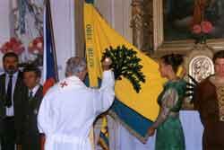 svěcení obecních symbolů 9. září 2000